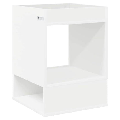 vidaXL Beistelltisch Weiß 40 x 40 x 56 cm Holzwerkstoff