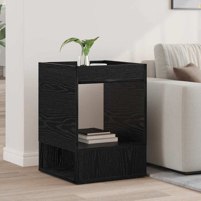 vidaXL Beistelltisch Schwarz Eichen-Optik 40 x 40 x 56 cm
