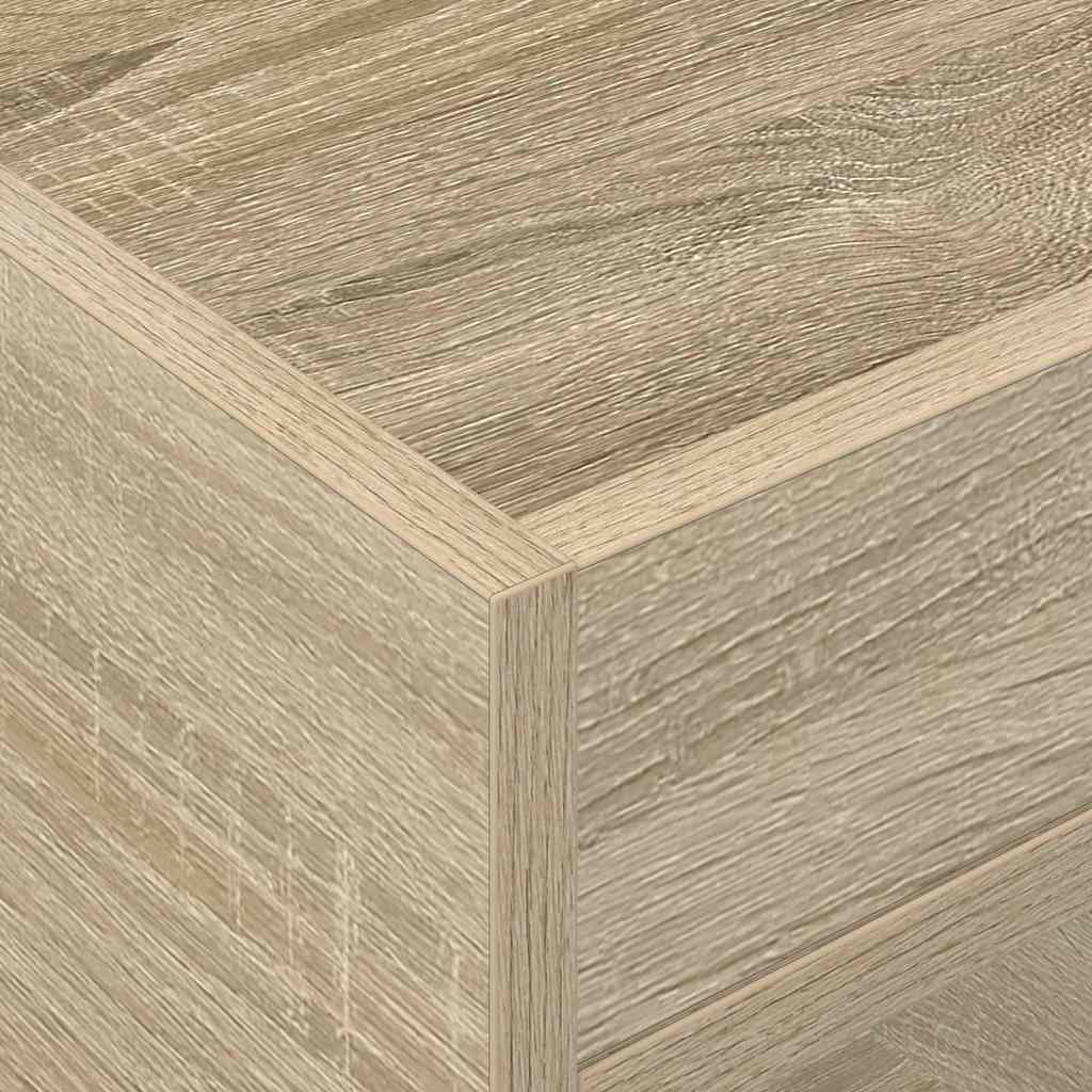 vidaXL Beistelltisch 2 pcs Sonoma-Eiche 40 x 40 x 56 cm Holzwerkstoff