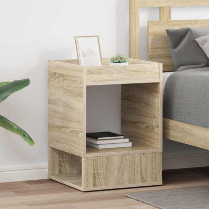 vidaXL Beistelltisch 2 pcs Sonoma-Eiche 40 x 40 x 56 cm Holzwerkstoff