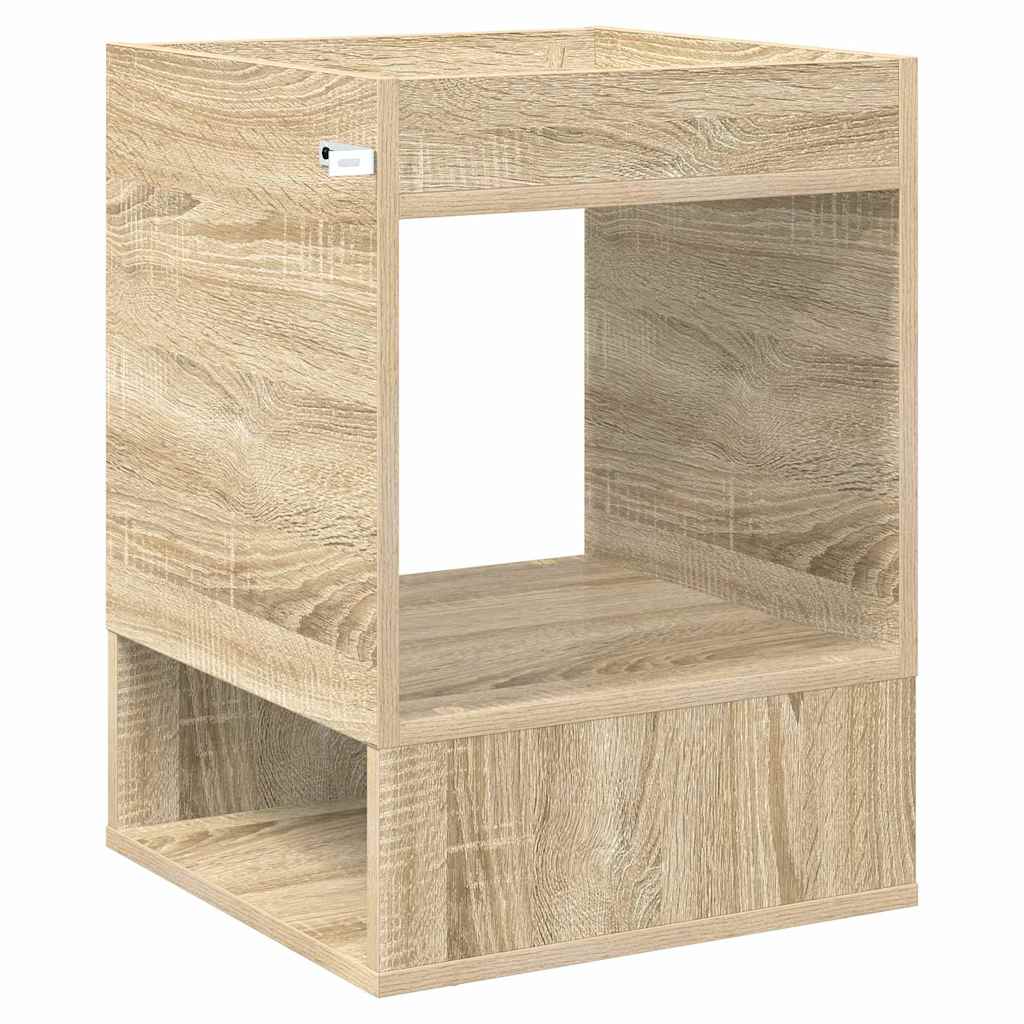 vidaXL Beistelltisch 2 pcs Sonoma-Eiche 40 x 40 x 56 cm Holzwerkstoff