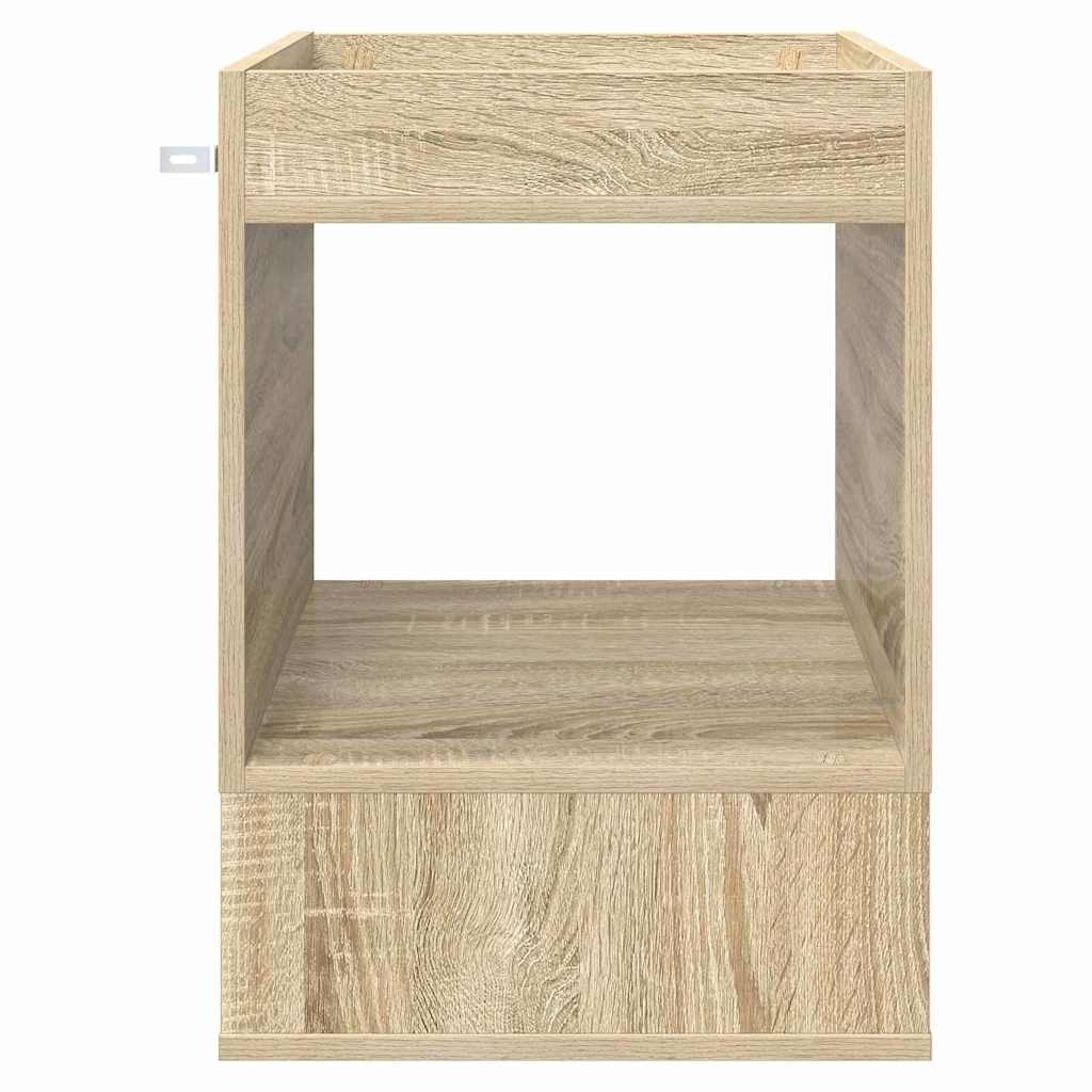 vidaXL Beistelltisch 2 pcs Sonoma-Eiche 40 x 40 x 56 cm Holzwerkstoff
