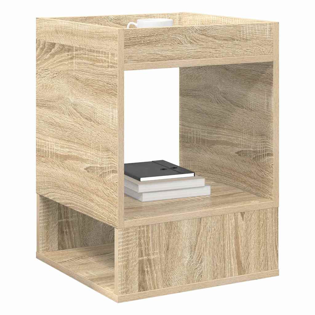 vidaXL Beistelltisch 2 pcs Sonoma-Eiche 40 x 40 x 56 cm Holzwerkstoff