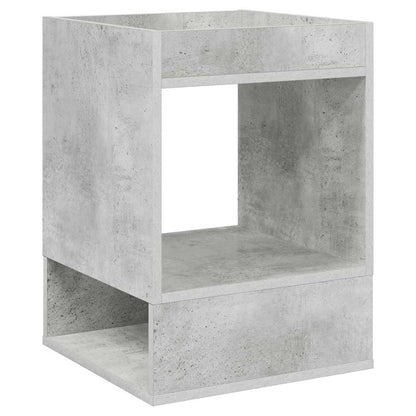 vidaXL Beistelltisch Beton Grau 40 x 40 x 56 cm Holzwerkstoff