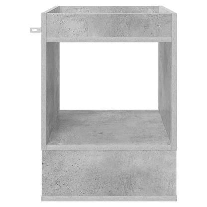vidaXL Beistelltisch Beton Grau 40 x 40 x 56 cm Holzwerkstoff