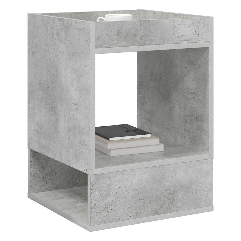 vidaXL Beistelltisch Beton Grau 40 x 40 x 56 cm Holzwerkstoff