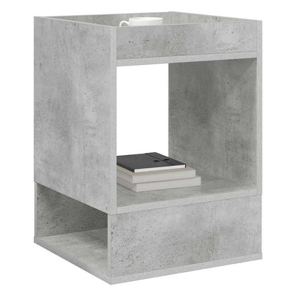 vidaXL Beistelltisch Beton Grau 40 x 40 x 56 cm Holzwerkstoff