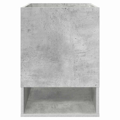 vidaXL Beistelltisch Beton Grau 40 x 40 x 56 cm Holzwerkstoff