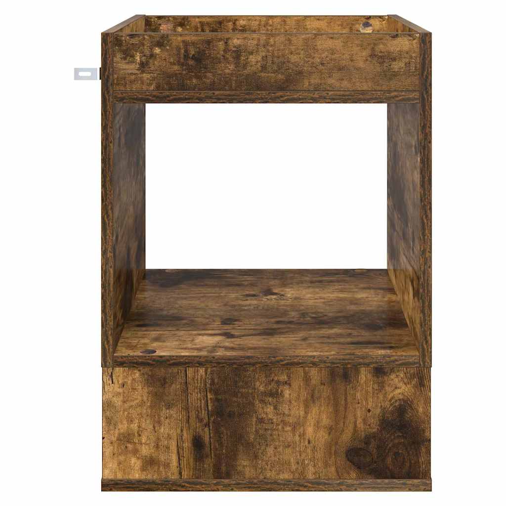 vidaXL Beistelltisch Geräucherte Eiche 40 x 40 x 56 cm Holzwerkstoff