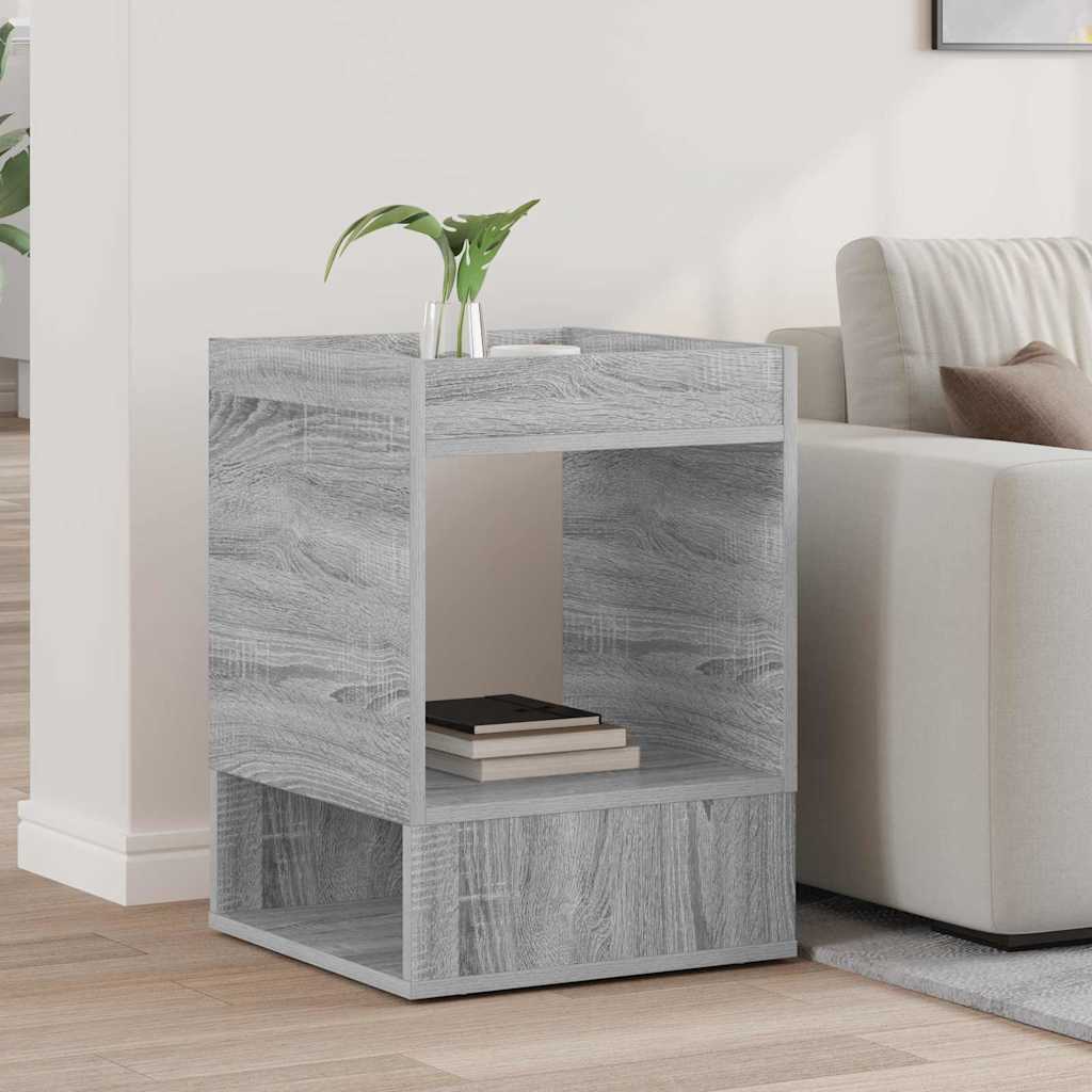 vidaXL Beistelltisch Graues Sonoma 40 x 40 x 56 cm Holzwerkstoff
