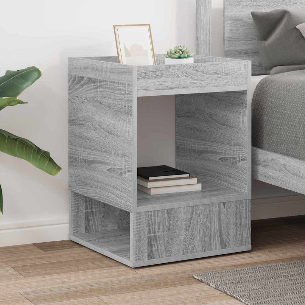 vidaXL Beistelltisch Graues Sonoma 40 x 40 x 56 cm Holzwerkstoff