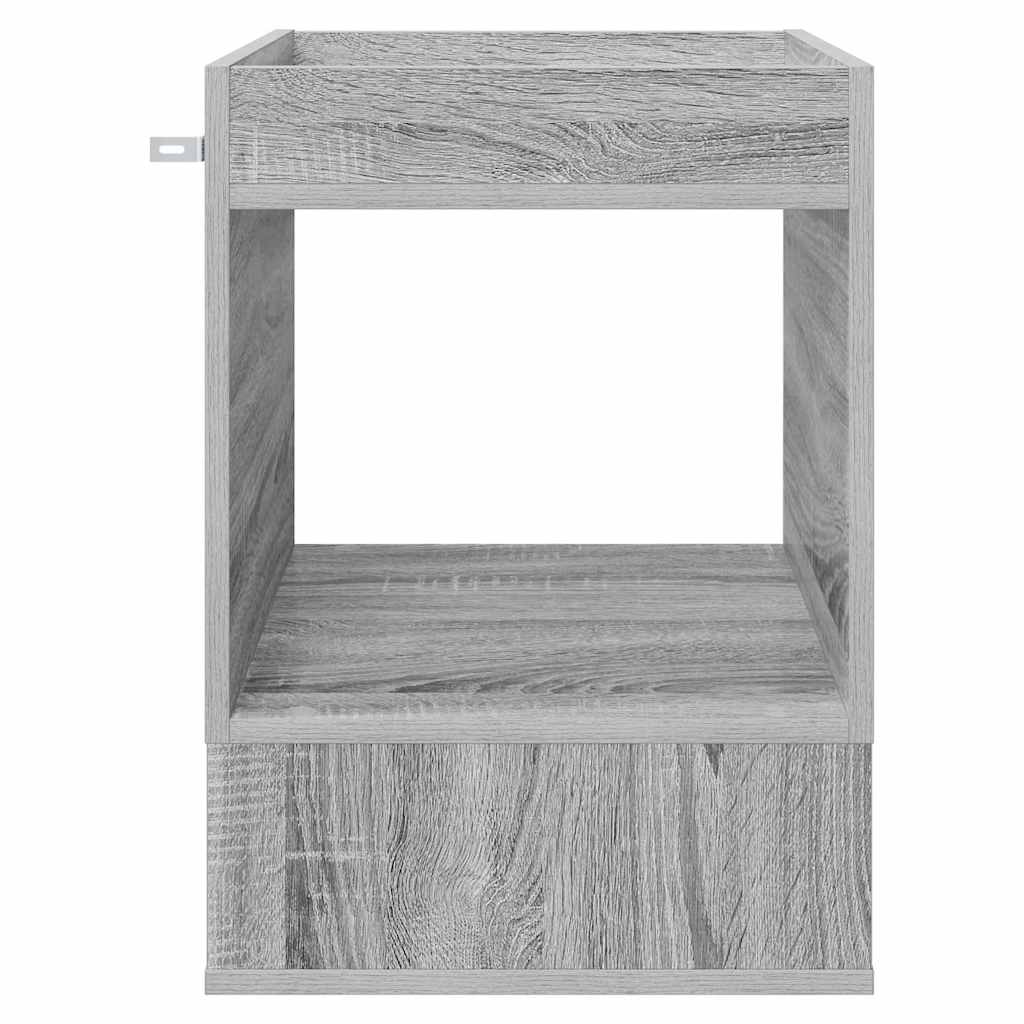 vidaXL Beistelltisch Graues Sonoma 40 x 40 x 56 cm Holzwerkstoff