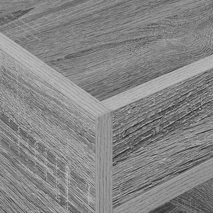 vidaXL Beistelltisch 2 pcs Graues Sonoma 40 x 40 x 56 cm Holzwerkstoff