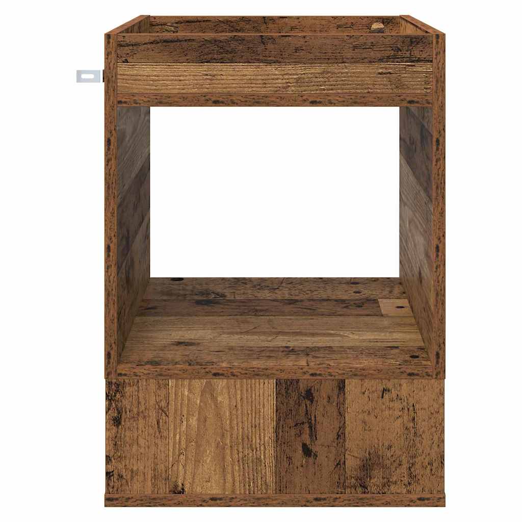vidaXL Beistelltisch 2 pcs Altholz 40 x 40 x 56 cm Holzwerkstoff