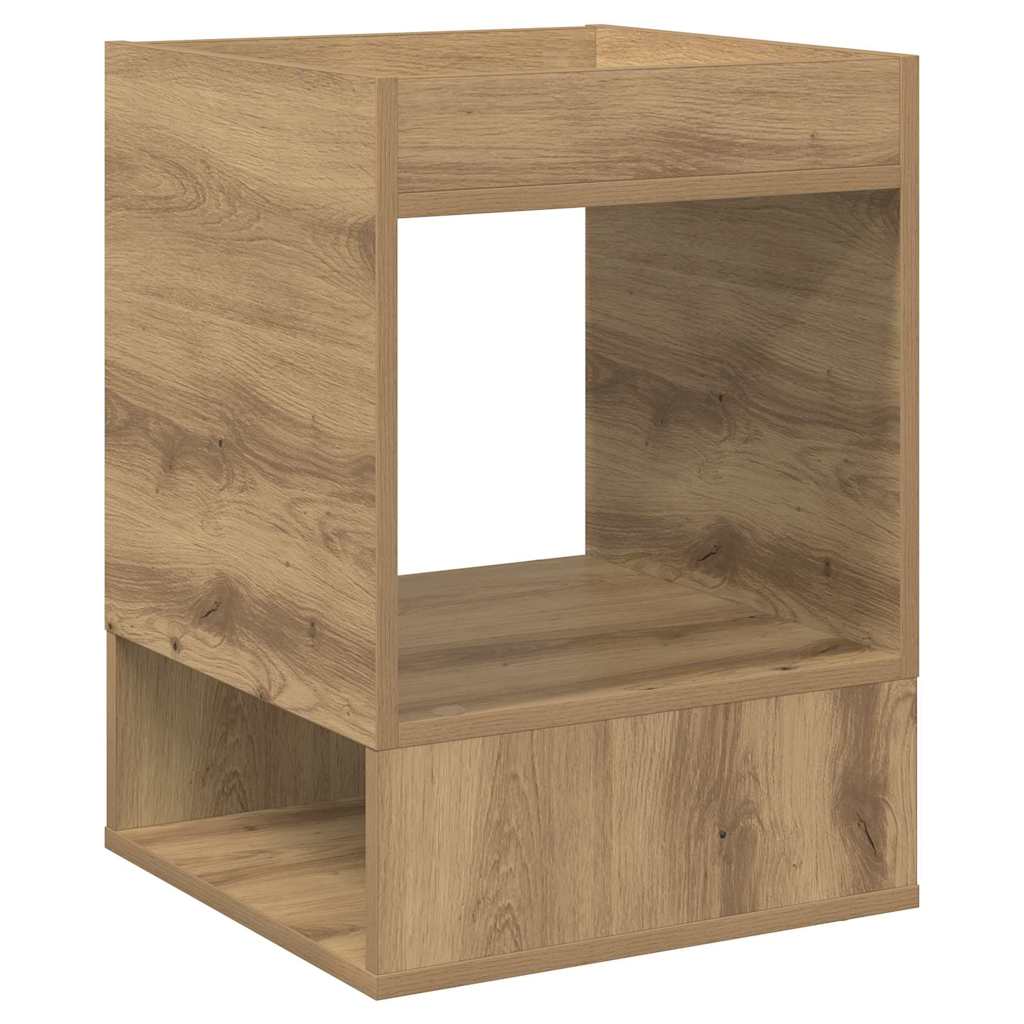 vidaXL Beistelltisch 2 pcs Artisan-Eiche 40 x 40 x 56 cm Holzwerkstoff