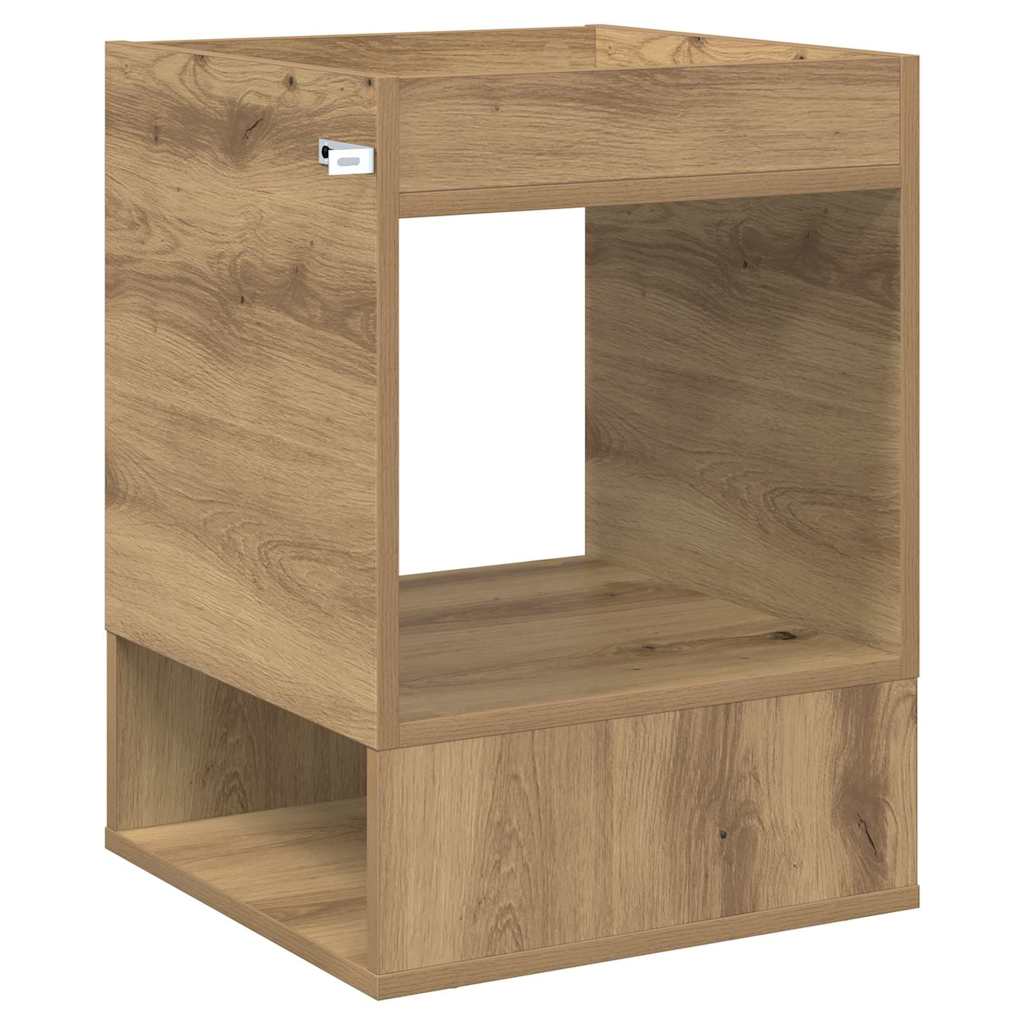 vidaXL Beistelltisch 2 pcs Artisan-Eiche 40 x 40 x 56 cm Holzwerkstoff