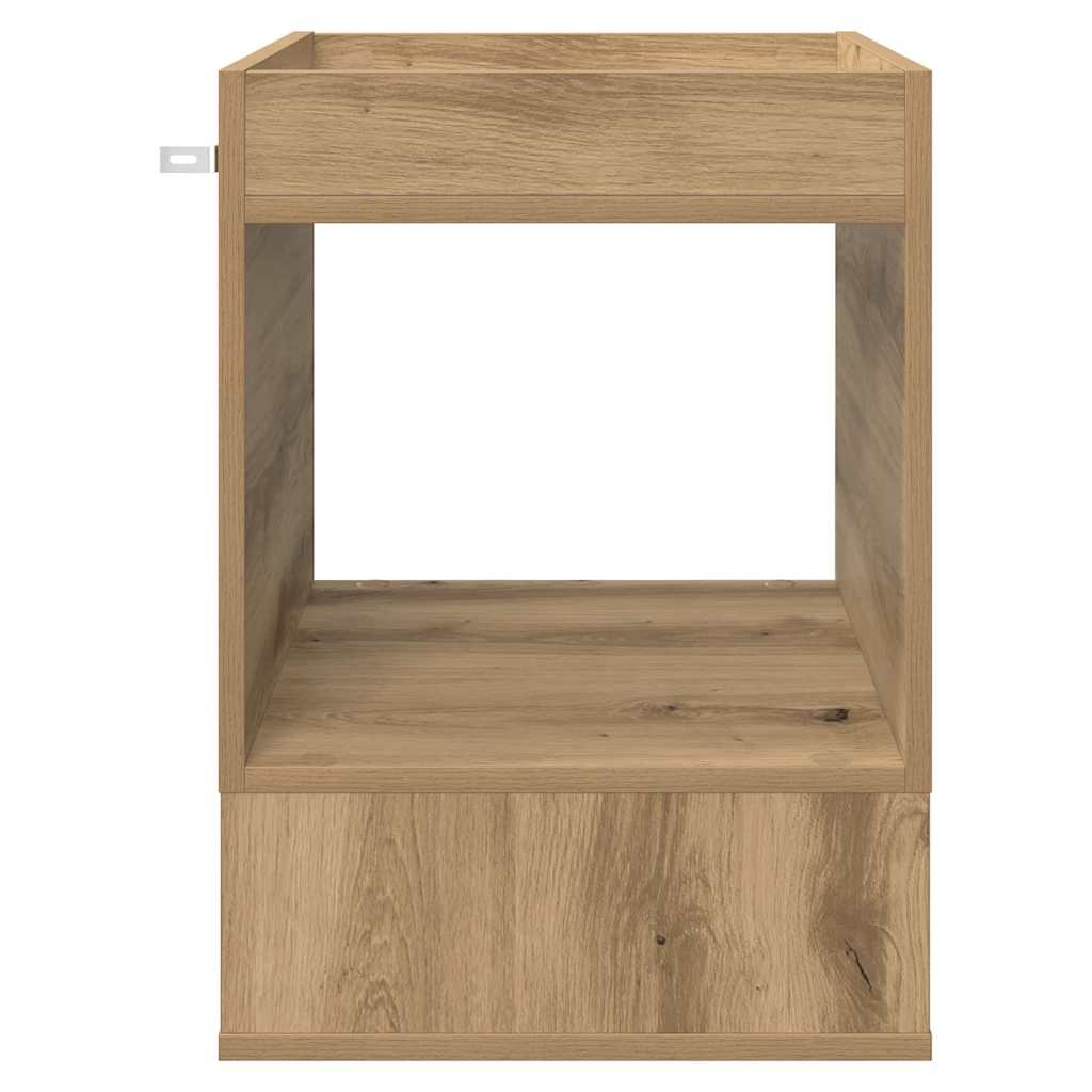 vidaXL Beistelltisch 2 pcs Artisan-Eiche 40 x 40 x 56 cm Holzwerkstoff