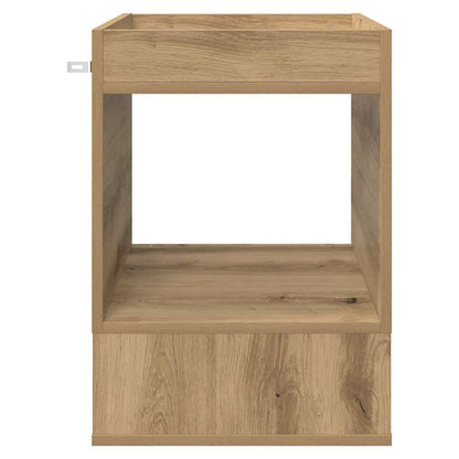 vidaXL Beistelltisch 2 pcs Artisan-Eiche 40 x 40 x 56 cm Holzwerkstoff
