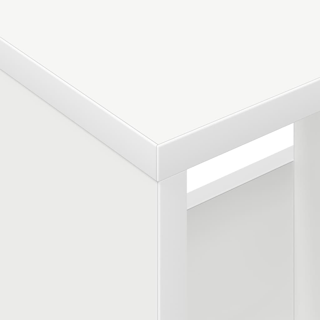 Magazinregal Weiß 102 x 30 x 45 cm