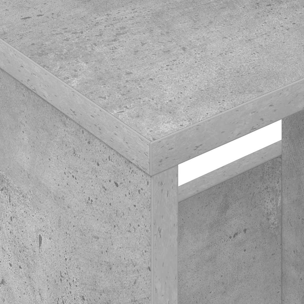 Magazinregal 2 pcs Beton Grau 35 x 30 x 45 cm