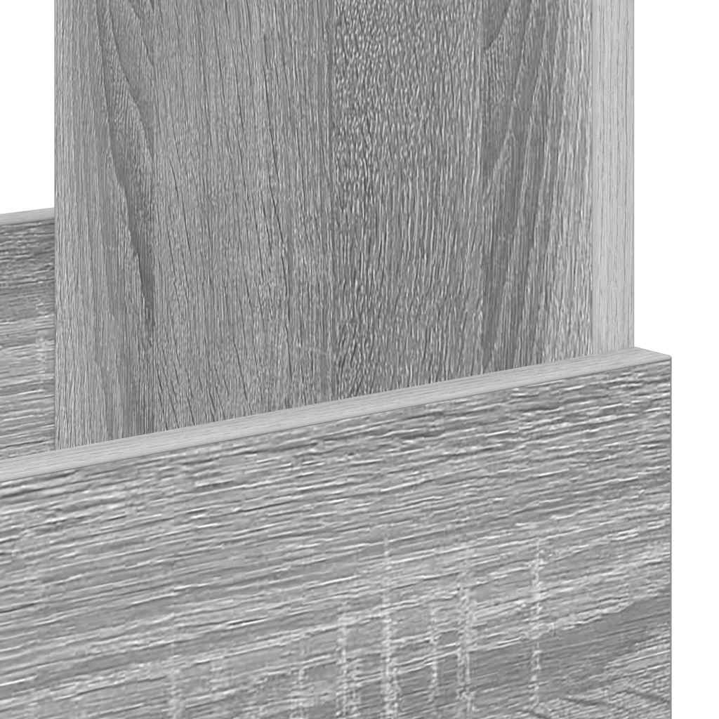 Magazinregal 2 pcs Graues Sonoma 35 x 30 x 45 cm