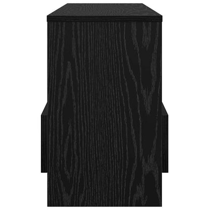 Magazinregal Schwarz Eichen-Optik 68,5 x 30 x 45 cm