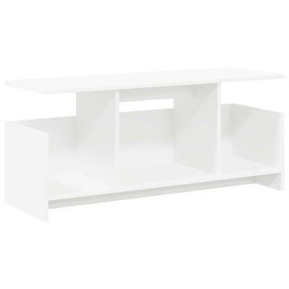 vidaXL TV-Ständer Weiß 102 x 35 x 45 cm Holzwerkstoff