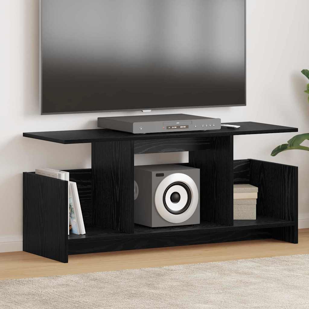 vidaXL TV-Ständer Schwarz Eichen-Optik 102 x 35 x 45 cm Holzwerkstoff