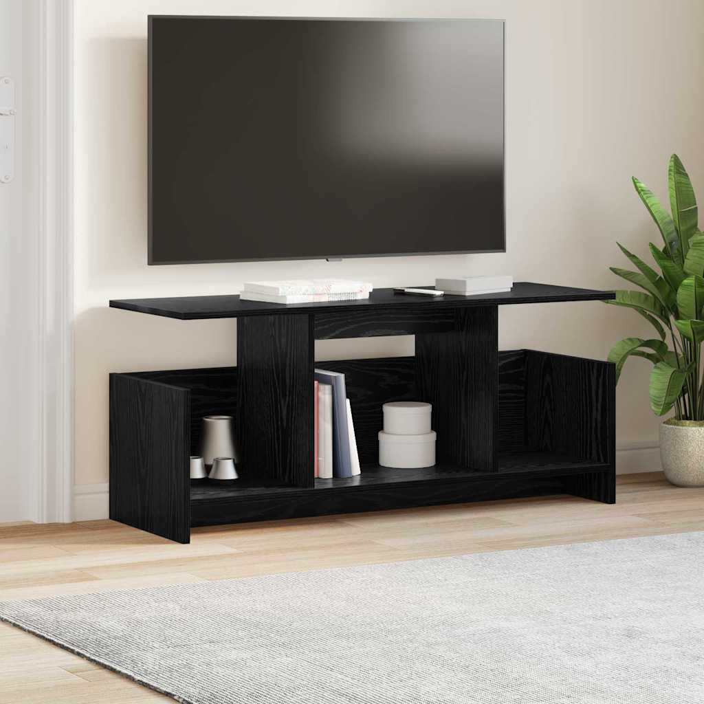 vidaXL TV-Ständer Schwarz Eichen-Optik 102 x 35 x 45 cm Holzwerkstoff