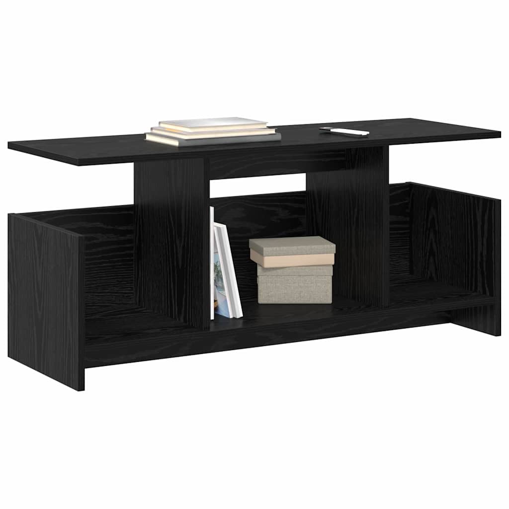 vidaXL TV-Ständer Schwarz Eichen-Optik 102 x 35 x 45 cm Holzwerkstoff