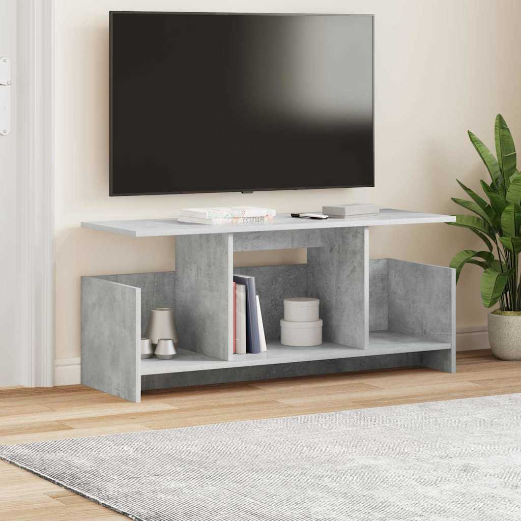 vidaXL TV-Ständer Beton Grau 102 x 35 x 45 cm Holzwerkstoff