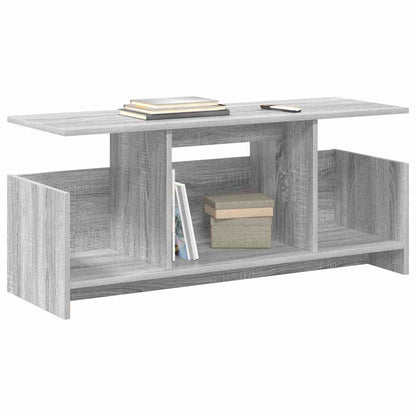 vidaXL TV-Ständer Graues Sonoma 102 x 35 x 45 cm Holzwerkstoff