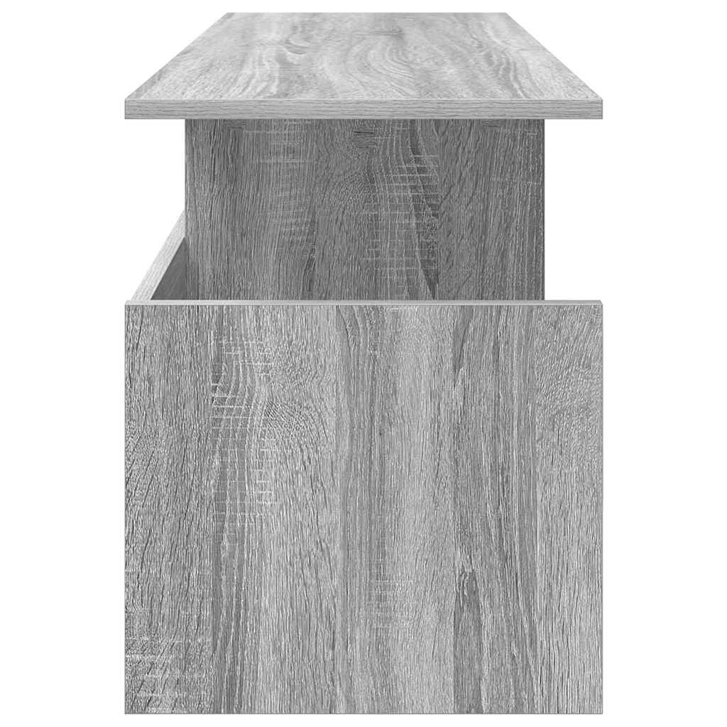 vidaXL TV-Ständer Graues Sonoma 102 x 35 x 45 cm Holzwerkstoff