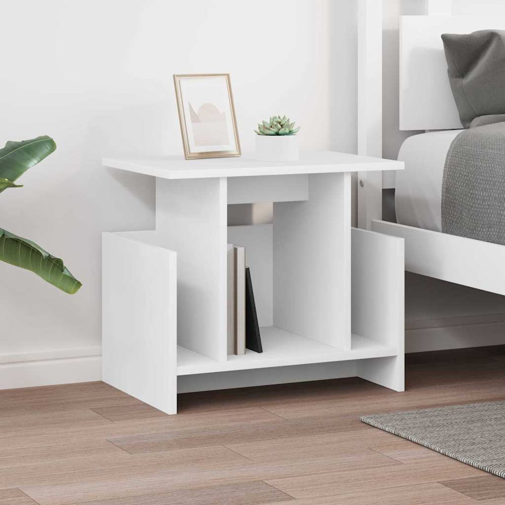 vidaXL TV-Ständer 2 pcs Weiß 50 x 35 x 45 cm Holzwerkstoff