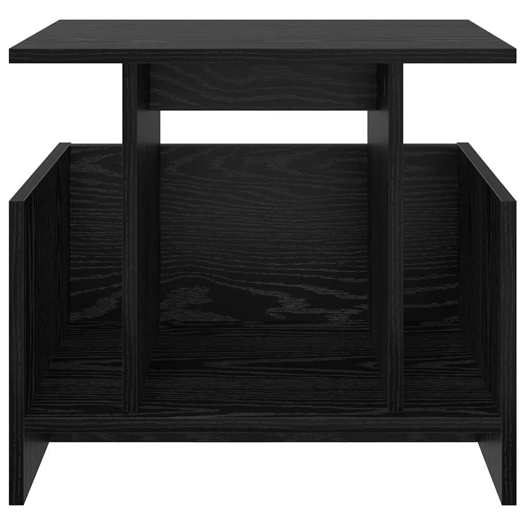 vidaXL TV-Ständer 2 pcs Schwarz Eichen-Optik 50 x 35 x 45 cm