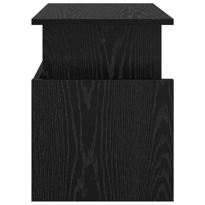 vidaXL TV-Ständer 2 pcs Schwarz Eichen-Optik 50 x 35 x 45 cm