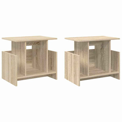 TV-Ständer 2 pcs Sonoma-Eiche 50 x 35 x 45 cm Holzwerkstoff