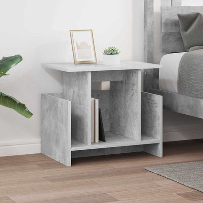 vidaXL TV-Ständer 2 pcs Beton Grau 50 x 35 x 45 cm Holzwerkstoff