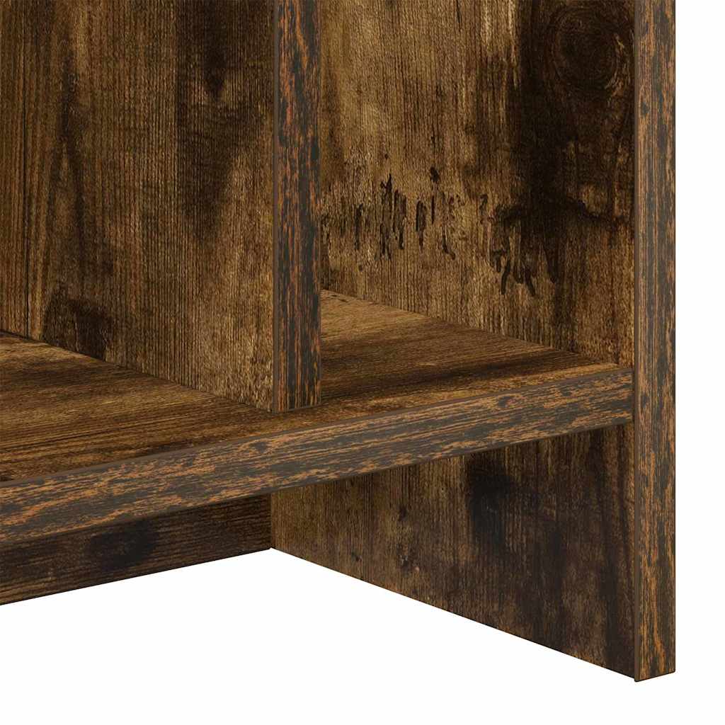 vidaXL TV-Ständer 2 pcs Geräucherte Eiche 50 x 35 x 45 cm