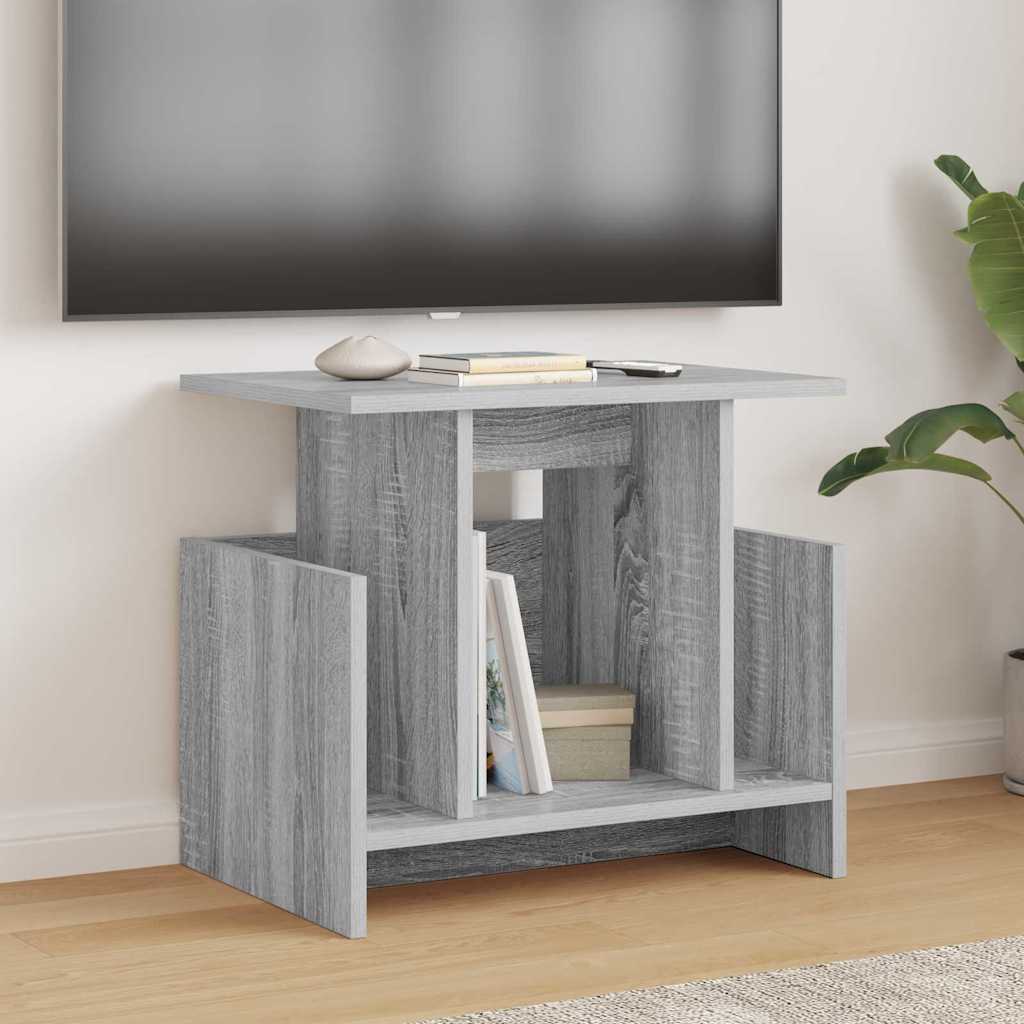 vidaXL TV-Ständer 2 pcs Graues Sonoma 50 x 35 x 45 cm Holzwerkstoff