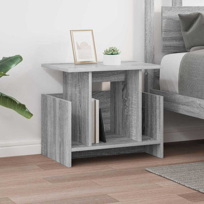 vidaXL TV-Ständer 2 pcs Graues Sonoma 50 x 35 x 45 cm Holzwerkstoff