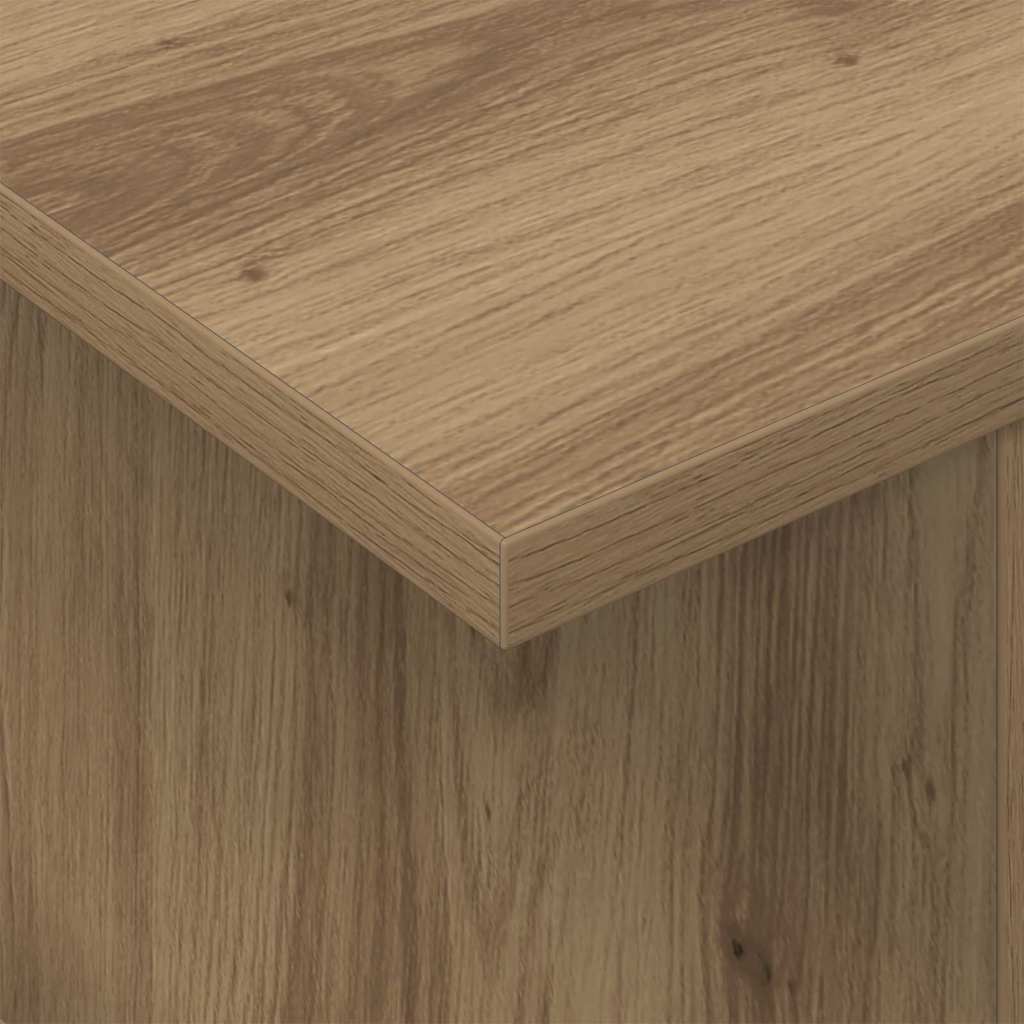 vidaXL TV-Ständer 2 pcs Artisan-Eiche 50 x 35 x 45 cm Holzwerkstoff