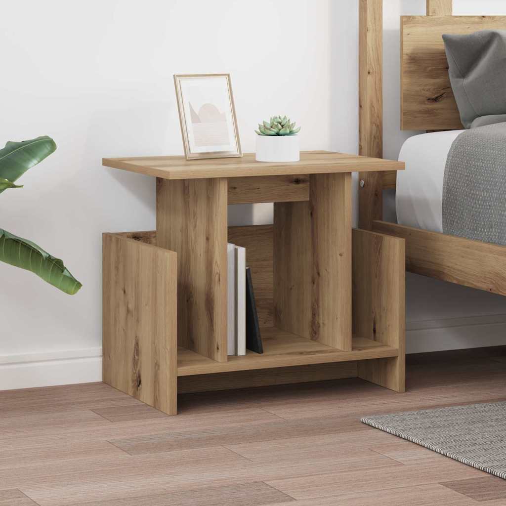 vidaXL TV-Ständer 2 pcs Artisan-Eiche 50 x 35 x 45 cm Holzwerkstoff
