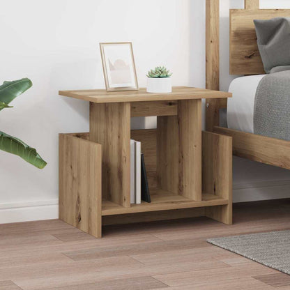 vidaXL TV-Ständer 2 pcs Artisan-Eiche 50 x 35 x 45 cm Holzwerkstoff