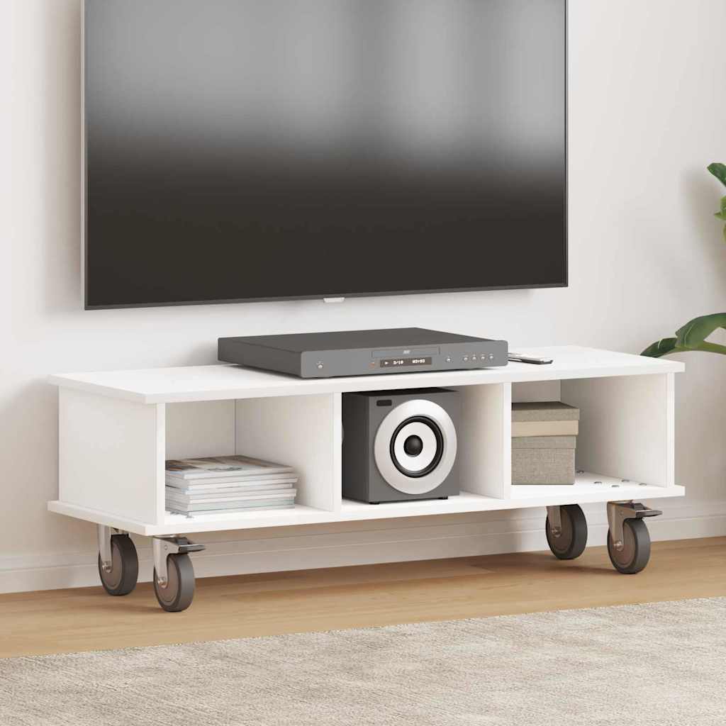 vidaXL TV-Ständer Weiß 100 x 35 x 35 cm Holzwerkstoff