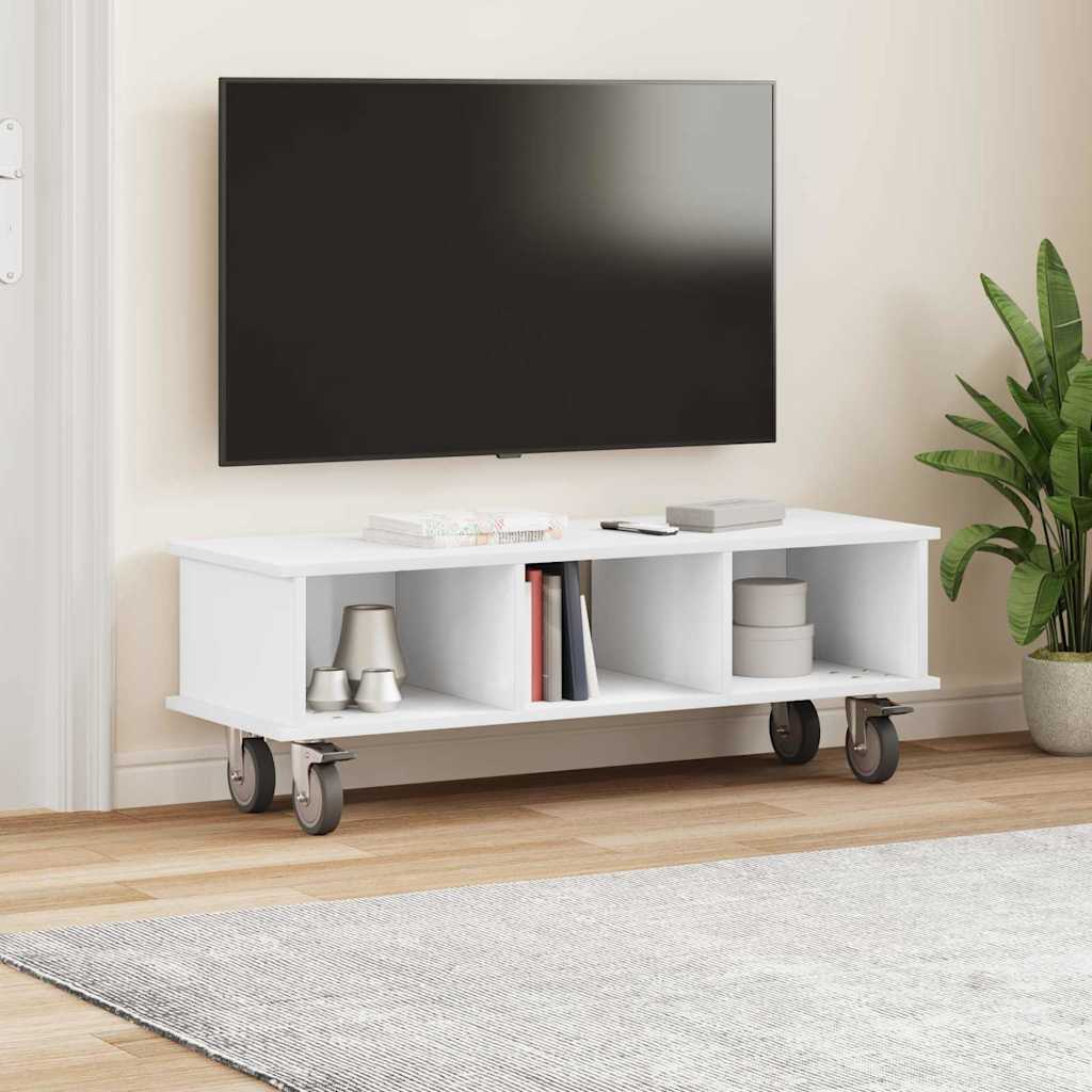 vidaXL TV-Ständer Weiß 100 x 35 x 35 cm Holzwerkstoff