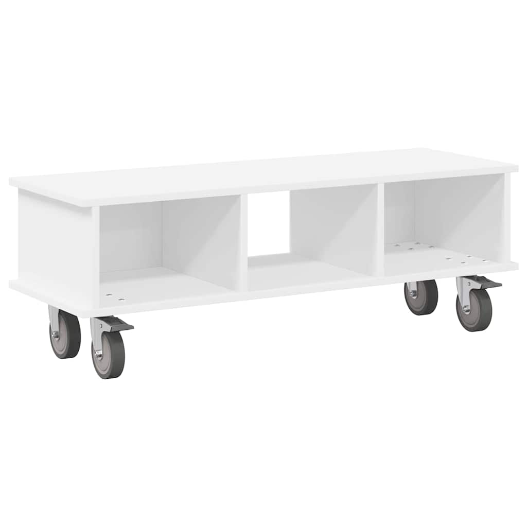 vidaXL TV-Ständer Weiß 100 x 35 x 35 cm Holzwerkstoff