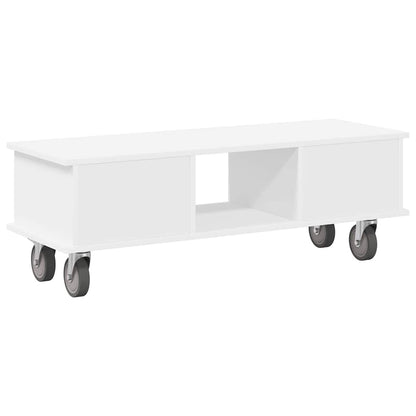 vidaXL TV-Ständer Weiß 100 x 35 x 35 cm Holzwerkstoff