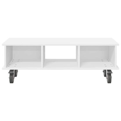 vidaXL TV-Ständer Weiß 100 x 35 x 35 cm Holzwerkstoff