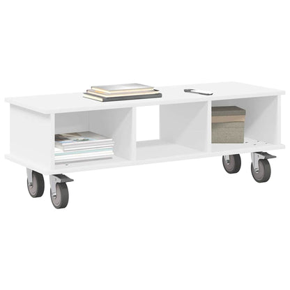 vidaXL TV-Ständer Weiß 100 x 35 x 35 cm Holzwerkstoff